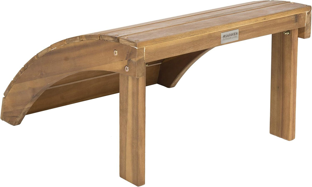 Patio Collection Hampton Adirondack Acacia Wood Ottoman