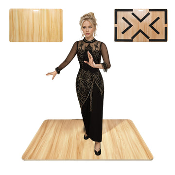 Tap Board for Tap Dancing, Portable Tap Dance Board - Ideal for Dancers Home & Outdoor, Portable Stage Platform