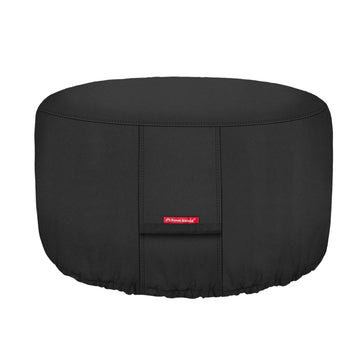 Round Patio Fire Pit Table Cover 32 inch, Black