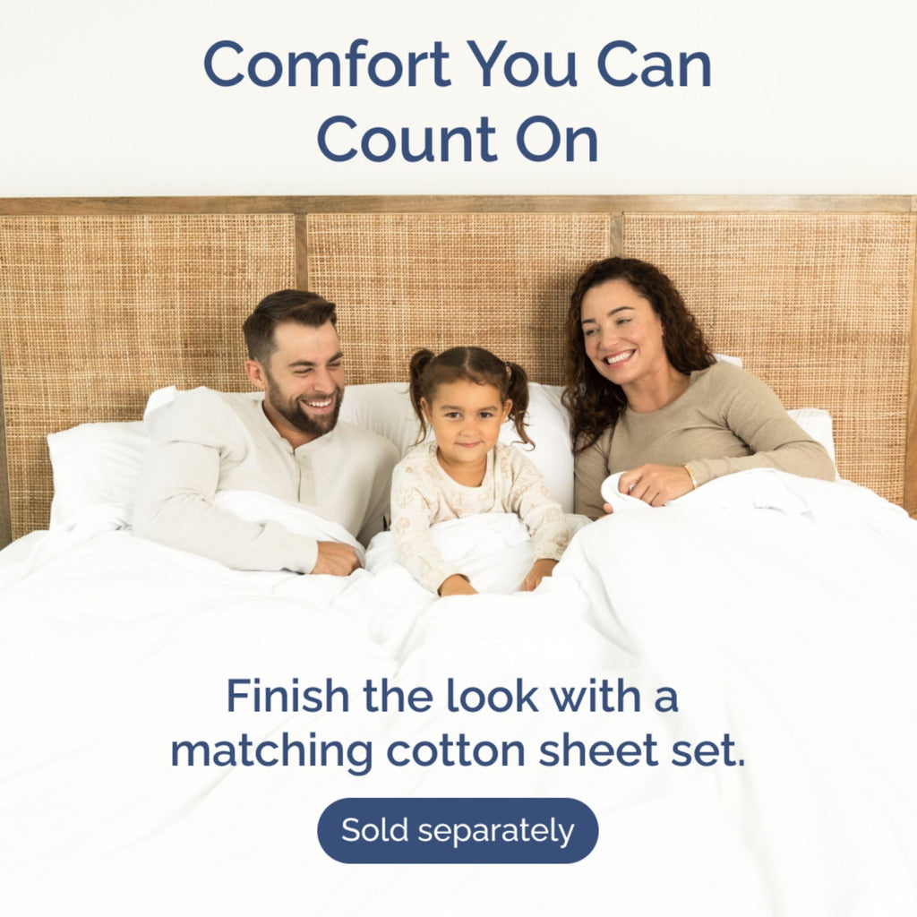 Extra Deep Cotton Fitted Sheet Queen Size - 400 Thread Count - White