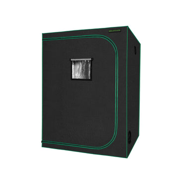 57"x57"x80'' Grow Tent, High Reflective 600D Diamond Mylar Canvas with Observation Window and Floor Tray for