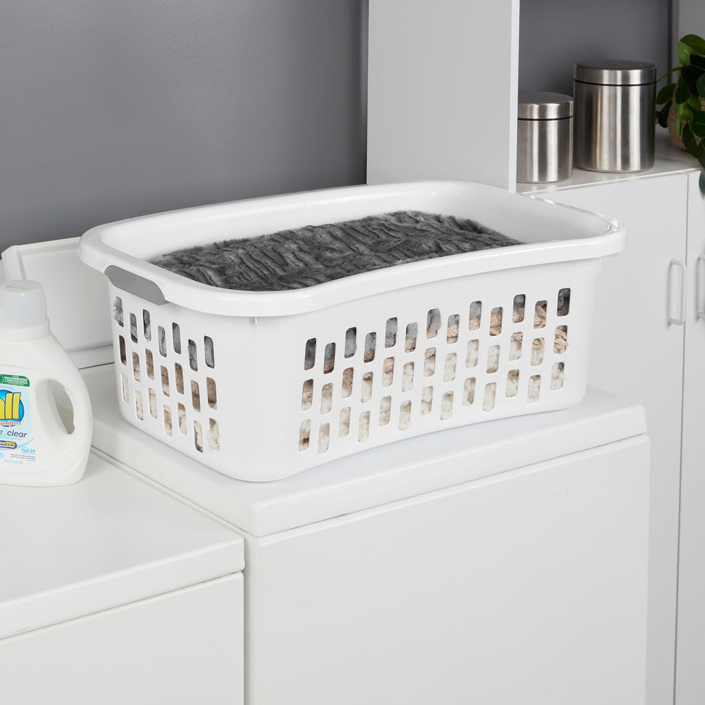 HipHold Laundry Basket, Plastic Rectangle Clothes Hamper, 18 Pack
