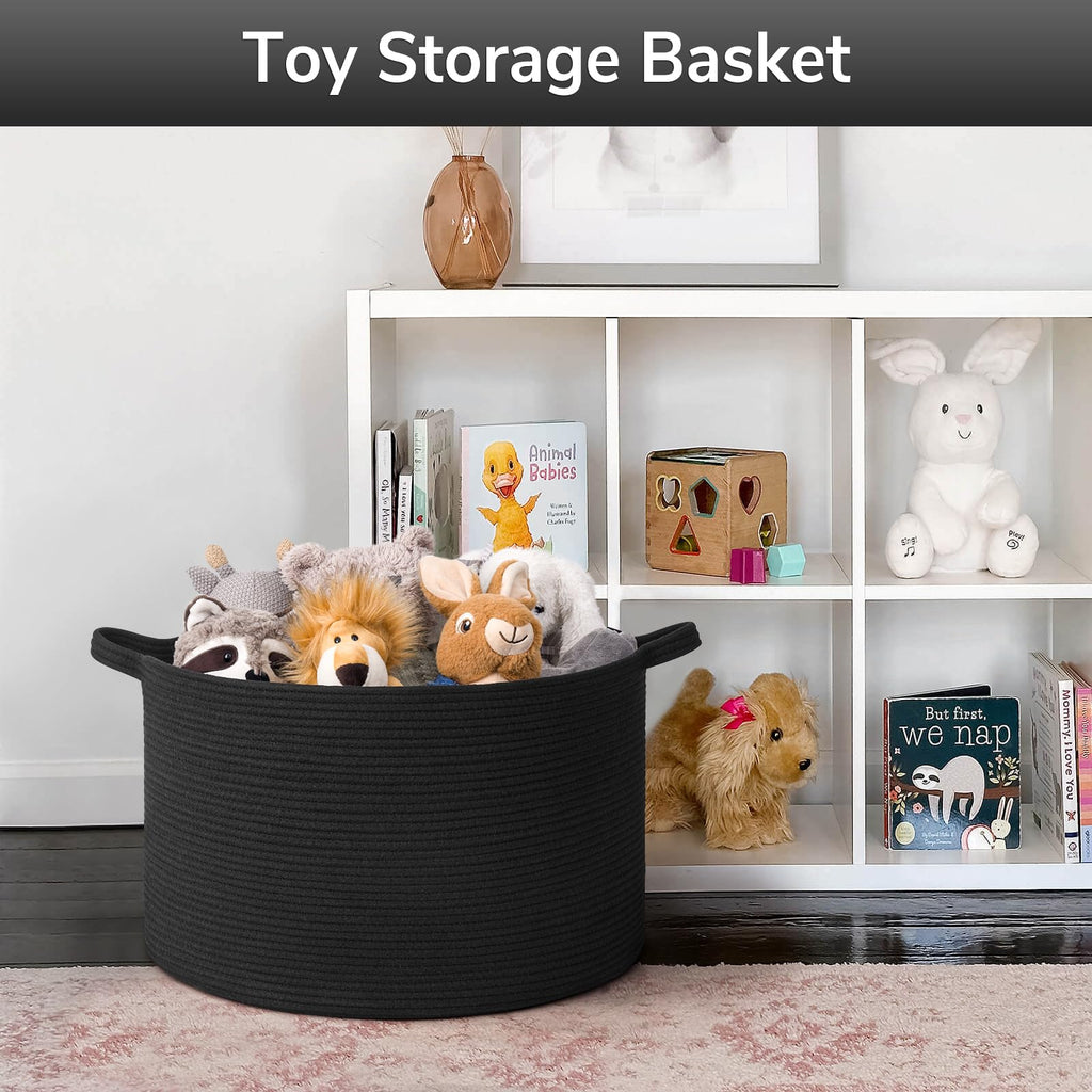 Large Woven Dirty Clothes Basket, 65L