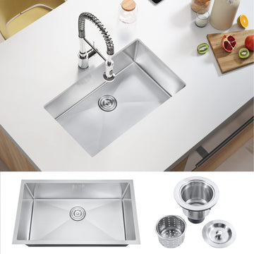 30 Inch Single Bowl Undermount Kitchen Sink