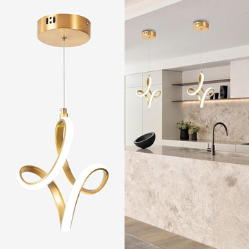 Modern Led Pendant Light 5500K Cold White Kitchen Island Pendant Light Fixtures Adjustable Height Led Pendant Lamp
