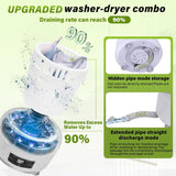 Portable Mini Washing Machine,4L Large Capacity Underwear Washing Machine,With blue Light and Dehydration Function