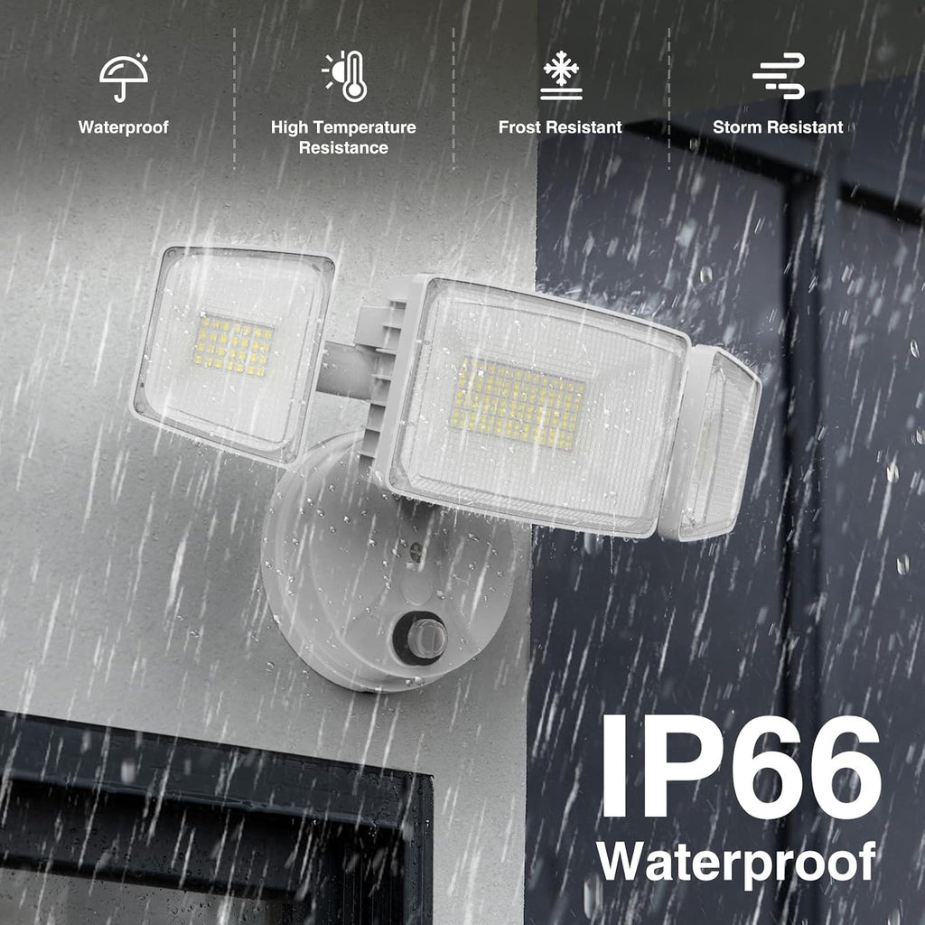 100w Dusk to Dawn Outdoor Lighting,11000LM Led Outdoor Light from Dusk Till Dawn,Super Bright Flood Light,IP66