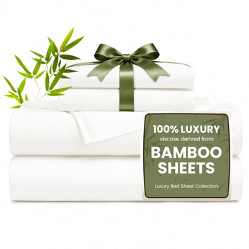 Rayon Derived from Bamboo, California King Sheet Set, 4 Pieces