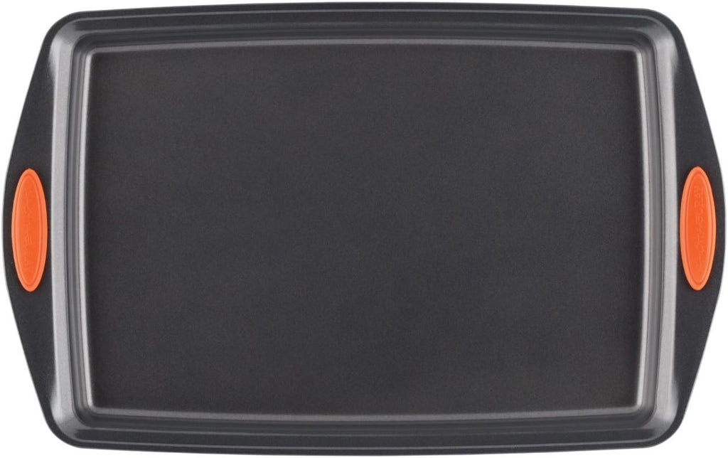 Yum-o! Nonstick Sheet Set, 3-Pc Cookie Sheets for | Non Stick Sheet Pans for Cookies, Stackable, Heavy Duty, & Easy