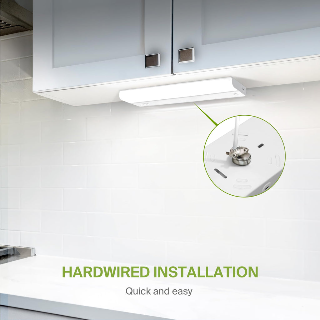 LED Under Cabinet Lighting Hardwired, 18 Inch 10W