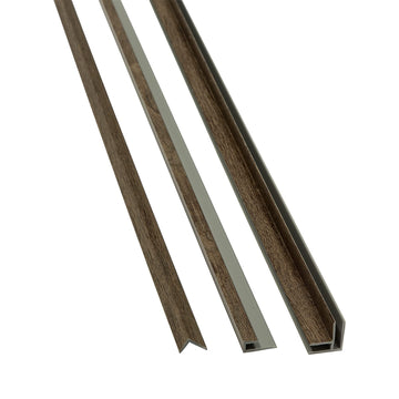 94 in. Vinyl Trim Kit in Oak Mocha