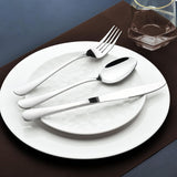 60-Piece Silverware Set for 12, Heavy Duty Stainless Steel Flatware Utensils Cutlery Set Including Steak Knife Fork
