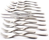 Matte 20-Piece Flatware Set, Silver