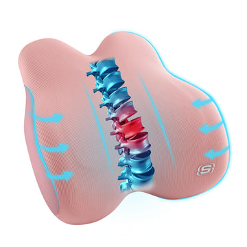 Women's Lumbar Pillow, Memory Foam Lumbar Support Pillow, Chair Lower Back Pain Relief Lumbar Pillow, Ergonomic Design