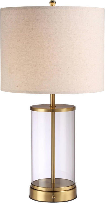 Luma - Battery Powered Table Lamp, Cordless Glass Bedside Lamp with Rechargeable 10,000mAh