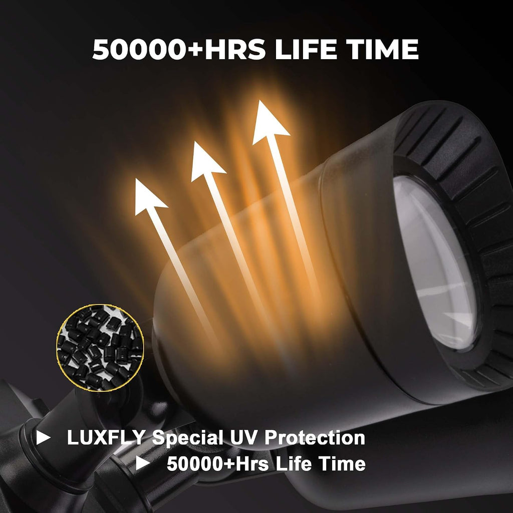 LED Motion Sensor Outdoor Light, 16W 1900LM 5000K Daylight, IP65 Waterproof Flood Lights, 2 Head Dusk to Dawn Motion