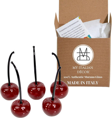 Cherries, Fruit Figurines - Set of 5