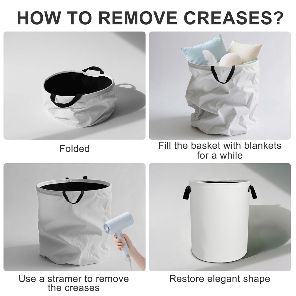 Baseball Texture Laundry Basket Laundry Hamper With Handles Collapsible Laundry Baskets Storage Basket For Room