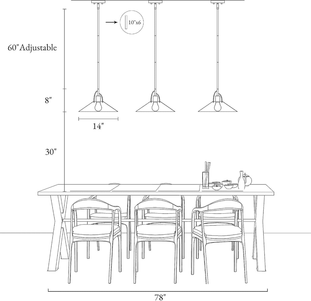 Pendant Lights Kitchen Island, 14'' Gold and White Pendant Light Fixtures, Modern Large Metal Kitchen Pendant