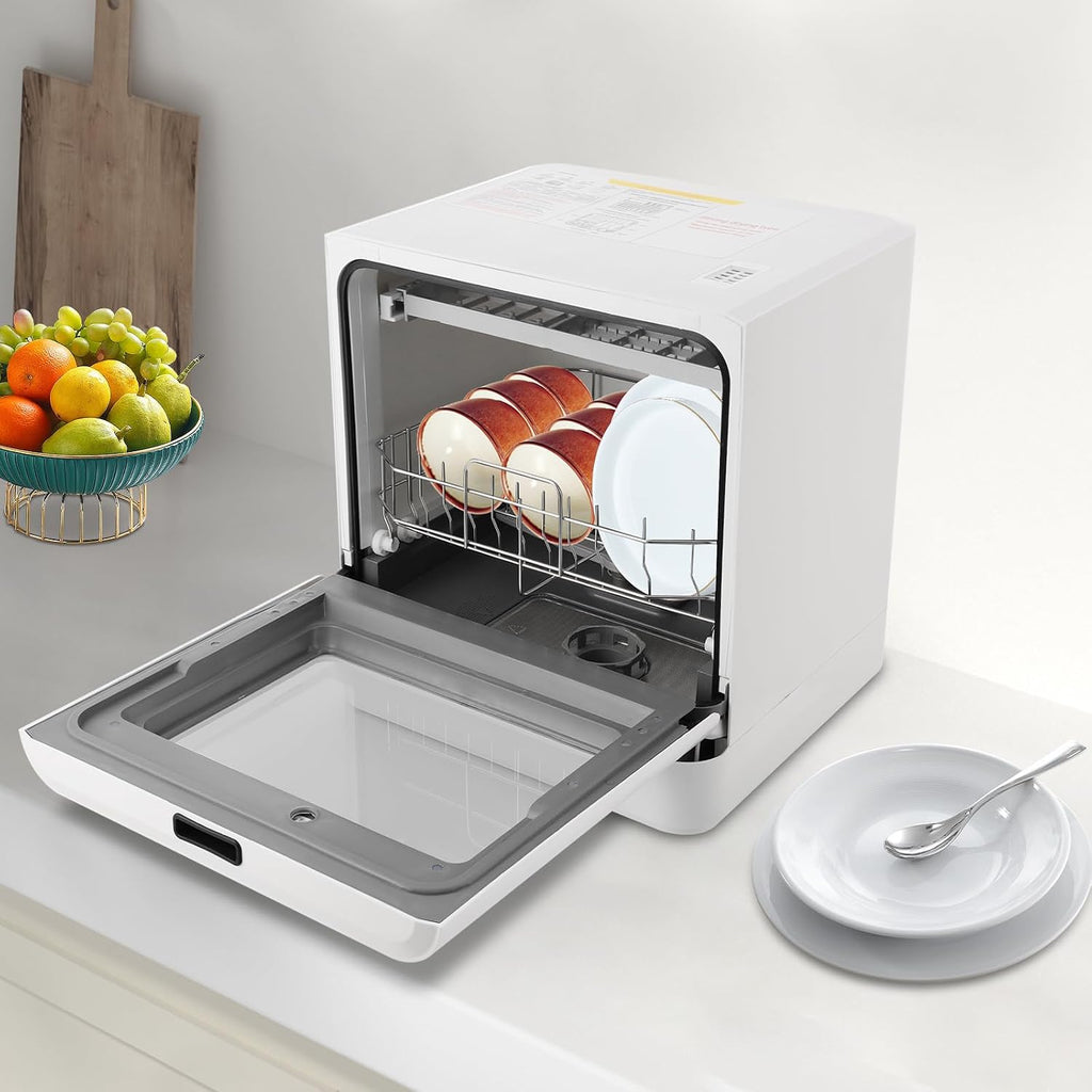 6.8L Countertop Dishwasher,Portable Mini Dishwasher Countertop