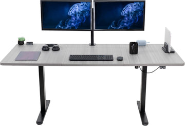Dark Gray 71 x 30 in Standing Desk, DESK-KIT-0B7G