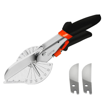 45-135° Adjustable Miter Shears, Quarter Round Cutter for PVC & Trim