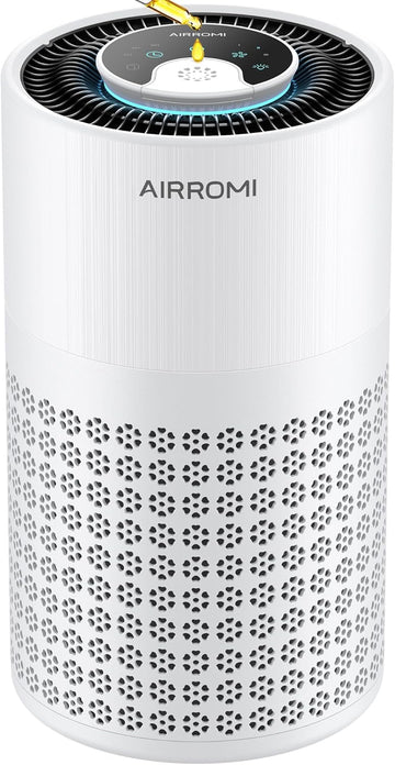 Air Purifier for Bedroom with HEPA 3-in-1 Filter, Pet Air Purifier for Home Cat Pee Smell, Covers Up