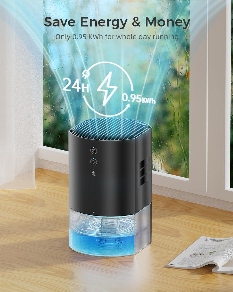 Small Dehumidifiers for Bathroom, Bedroom, Dorm Room, Home, RV, Closet, Wardrobe, Office