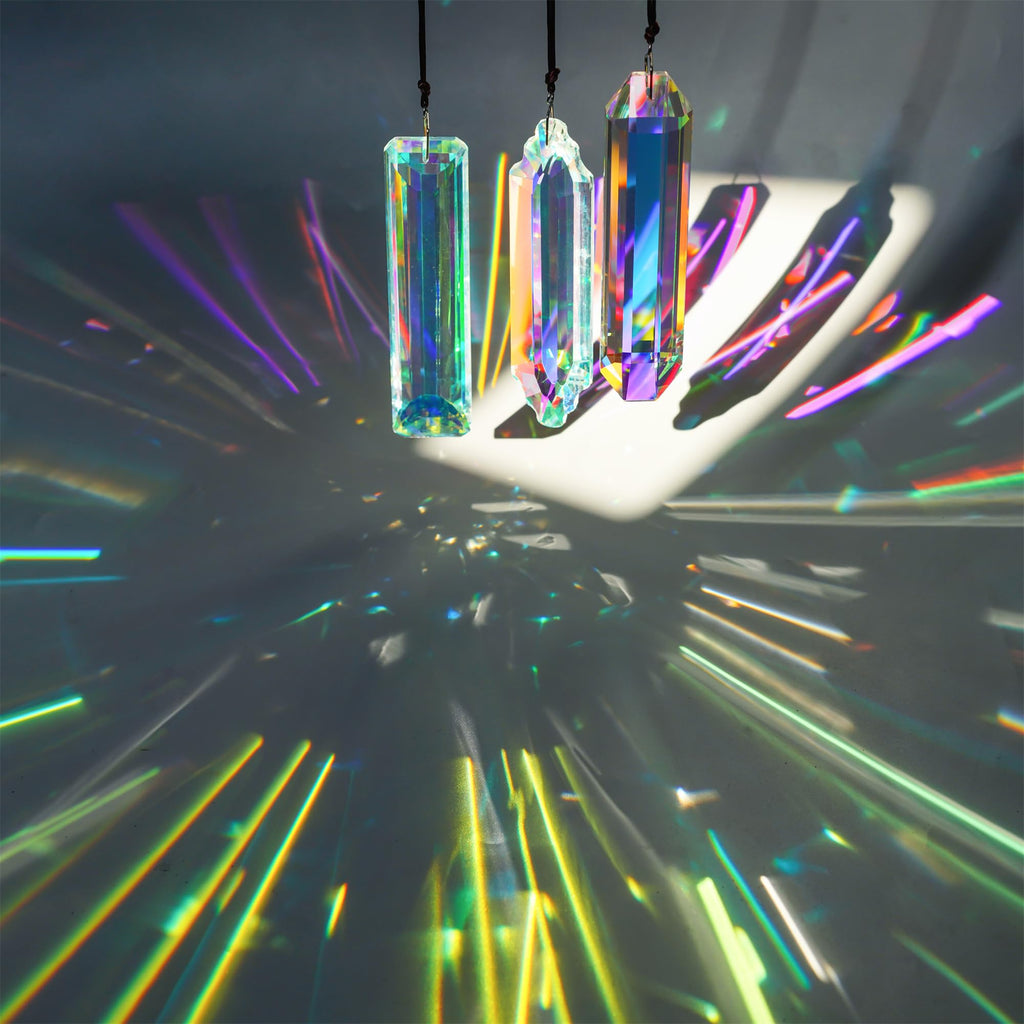 3 Pack Crystal Suncatcher Prism, Window Hanging