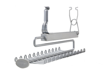 Sliding Tie and Belt Rack for Wire Shelving