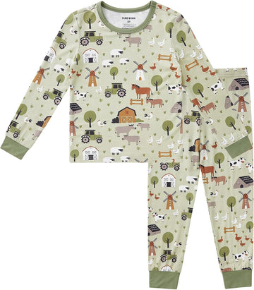 Baby Viscose from Bamboo Pajama Set Toddler Boy Sleepwear 12M