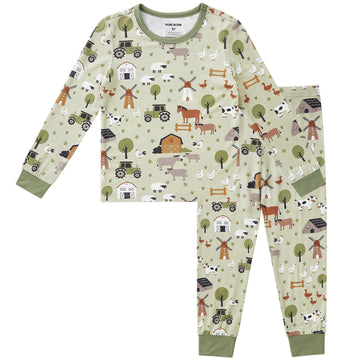 Toddler Viscose from Bamboo Pajamas Set Boys Pjs Farm