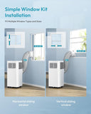 Portable Air Conditioners 10,000 BTU, 4-in-1 Air Conditioner Portable Up to 450 Sq.Ft. with Cool, Fan, Dehumidifier