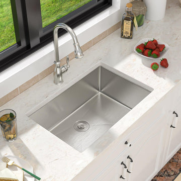 26 Inch Undermount Kitchen Sink with IOffset