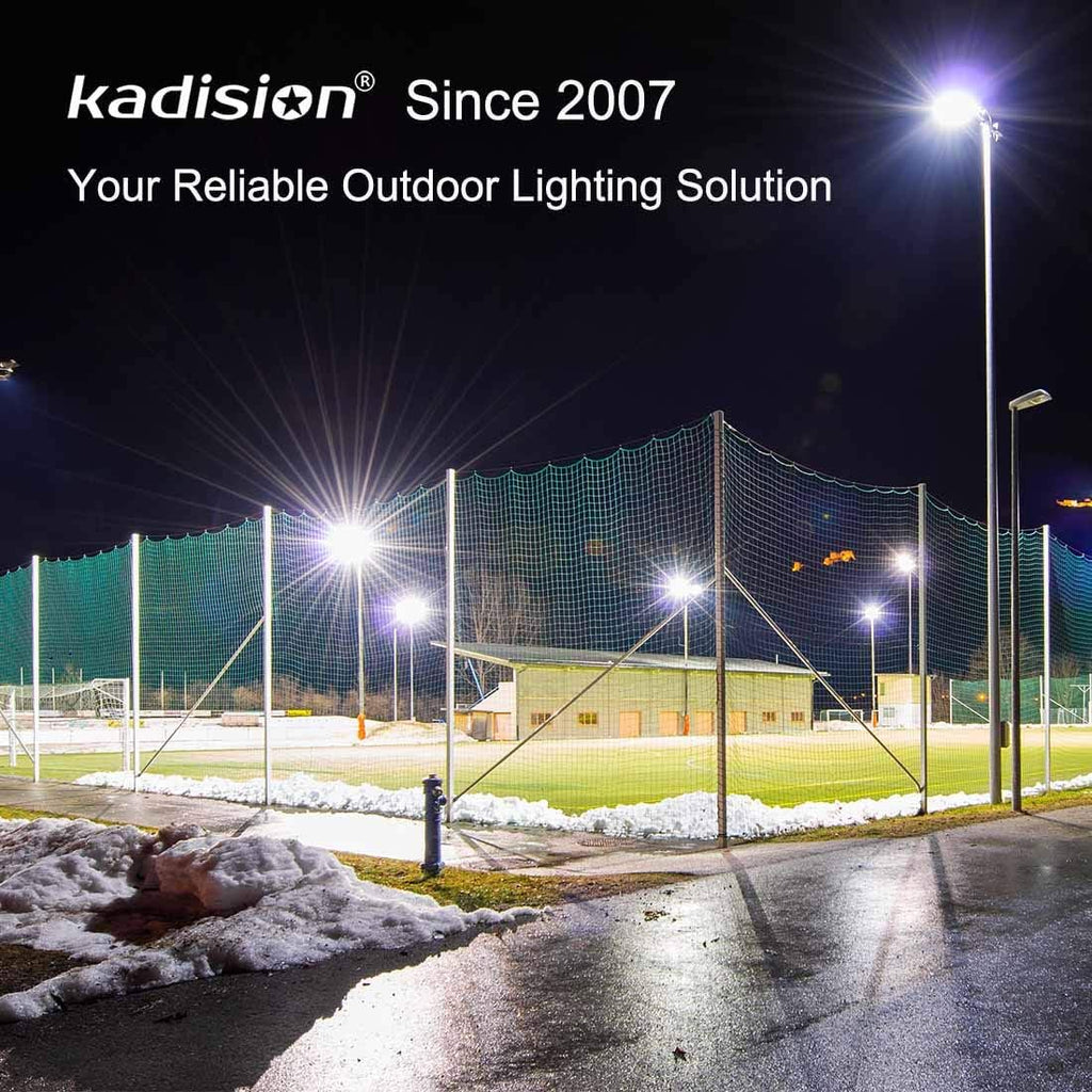 200W LED Flood Light, Dusk-to-Dawn Photocell, Slip Fitter Mount | 200W-150W-100W Adjustable, Super Bright 26000LM