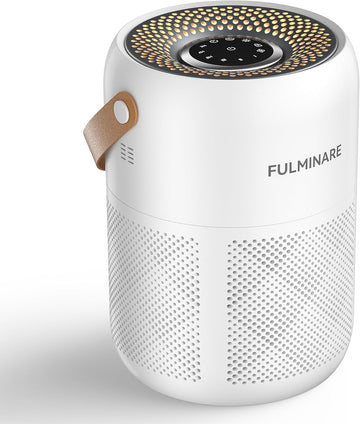 Air Purifiers for Home Bedroom Up to 680 Ft², with H13 HEPA Air Purifier, 360° Intake for Pet Hair, 