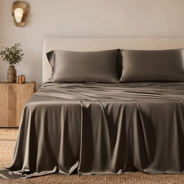 TencelTM Sheet Set, Breathable & Cooling, Cal.King, Espresso Brown