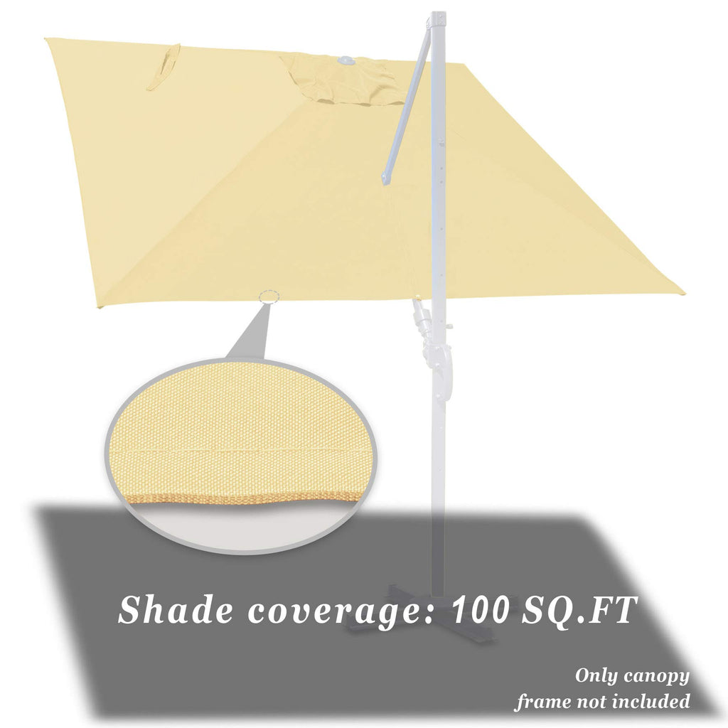 Replacement 10' x 10' Canopy 8 Rib (Beige)