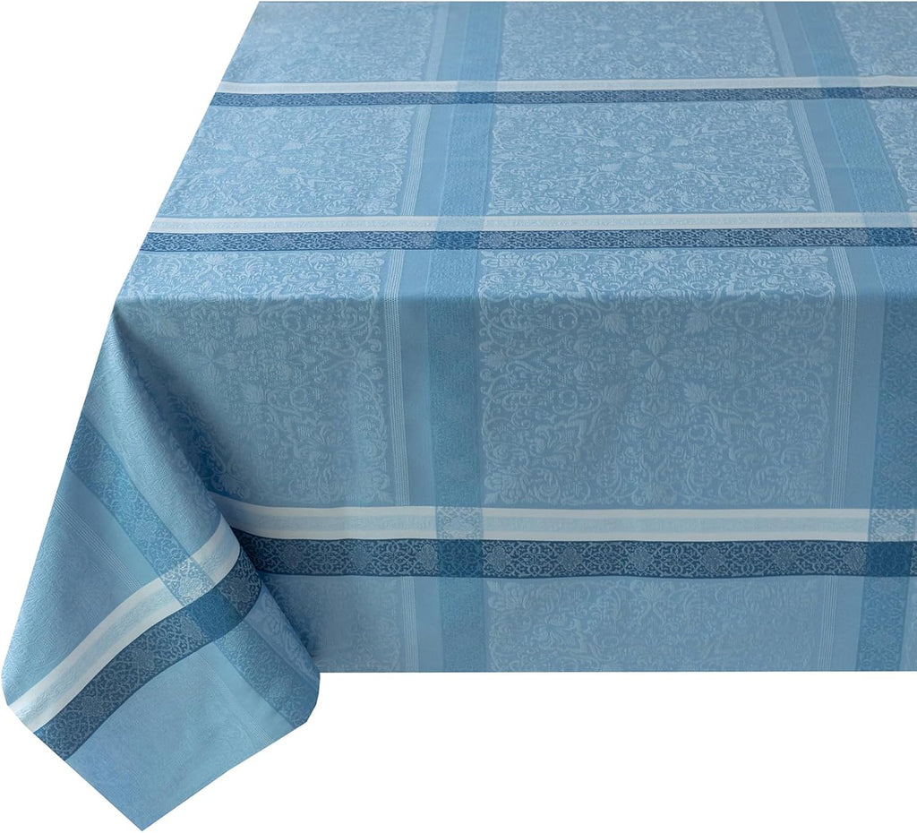 Ravenna Yarn Dyed Jacquard Heavyweight Fabric Table Cloth, Everyday, Parties, Weddings, Holiday, Spr