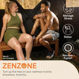 Lifepro ZenZone Outdoor Sauna Tent - Portable Wood Burning with Stove