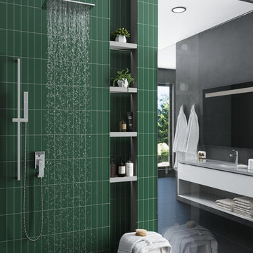 Subway Ceramic Tile Green 1.97x7.87 Matte 6.46 sq ft/case 60-Pack