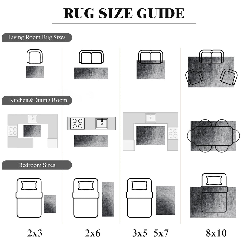 9x12 Washable Area Rug, Gray Solid Area Rugs