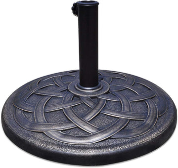 43lbs Patio Market Umbrella Base, Heavy Duty Outdoor Stand