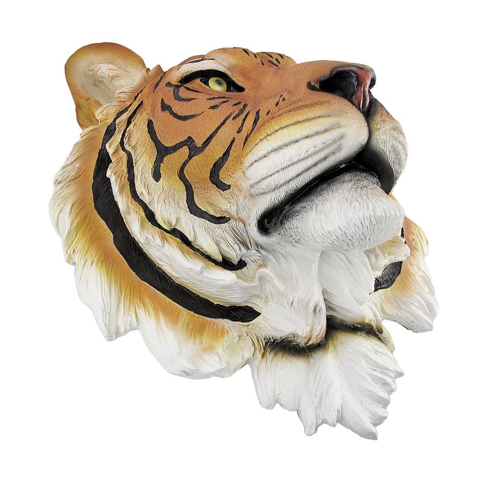 Bengal Tiger Head Mount Wall Statue Bust