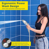 Shower Head with Handheld, High Pressure 8-Mode Filtered Shower Head with 80" Extra Long Stainless Steel Hose &