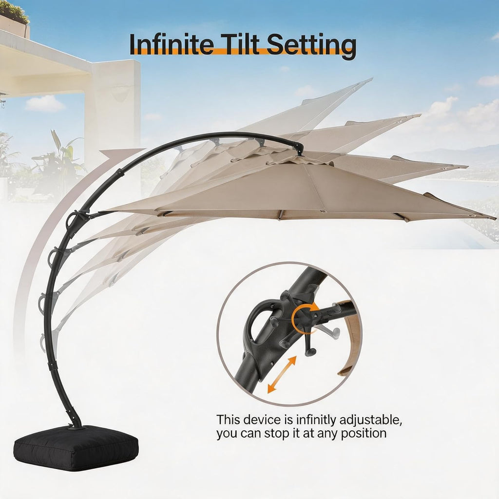 Outdoor Patio Umbrella with Base included