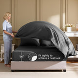 Queen Comforter Set - 7 Pieces Bed in a Bag Queen, Luxury Comforter Set with Sheets for All Season