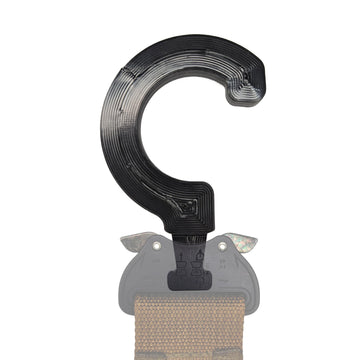 Cobra Buckle Belt Hanger Gear Mount Holder Storage Rack Tactical D Ring (Normal, Gray)