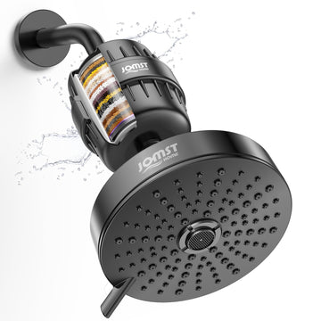 Filtered Shower Head-Shower Head with Filters for Healthier Skin & Hair | 3 Modes High Pressure Shower Heads with
