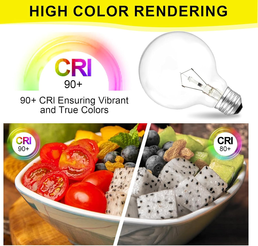 （2 Pack G25 Globe Light Bulbs - 40W Incandescent Light Bulb, G25 Double Life Globe Bulb,2700K Soft White, E26 Base
